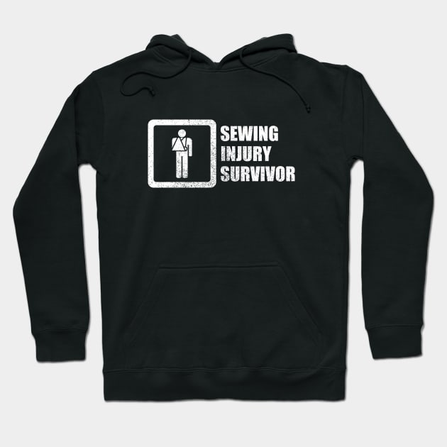 Sewing Injury Survivor Hoodie by GloopTrekker